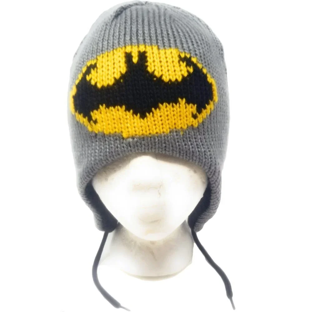 DC Comics Boys Reversible Batman Lined Winter Hat